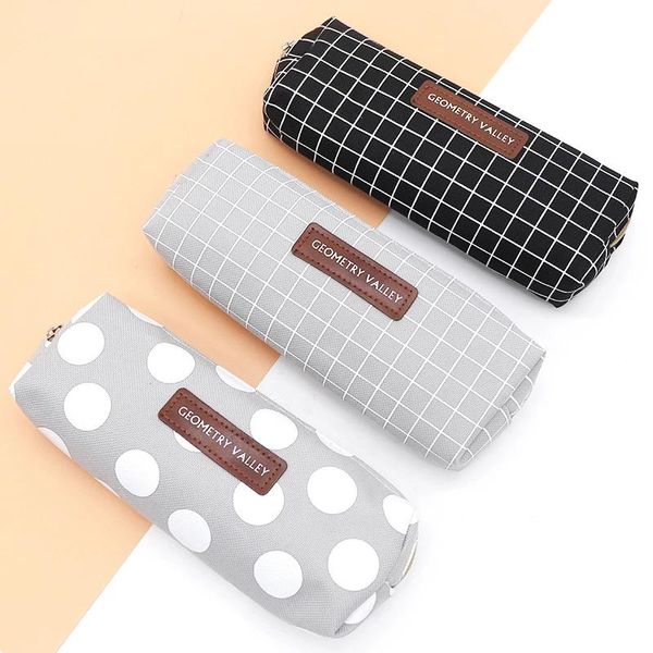 concise solid black pencil case for girls boys student school bag canvas box pencilcase supplies stationery bags
concise solid black pencil case for girls boys student school bag canvas box pencilcase supplies stationery bags