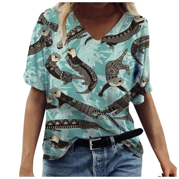 women's t-shirt fashion summer printed short sleeve plus size women clothing oversized t shirt vintage graphic, White
women's t-shirt fashion summer printed short sleeve plus size women clothing oversized t shirt vintage graphic, White