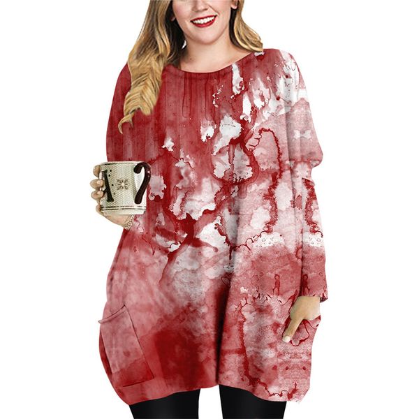 spring and autumn ink painting graffiti pattern long pocket t-shirt xl female element round neck dress, Black;gray
spring and autumn ink painting graffiti pattern long pocket t-shirt xl female element round neck dress, Black;gray