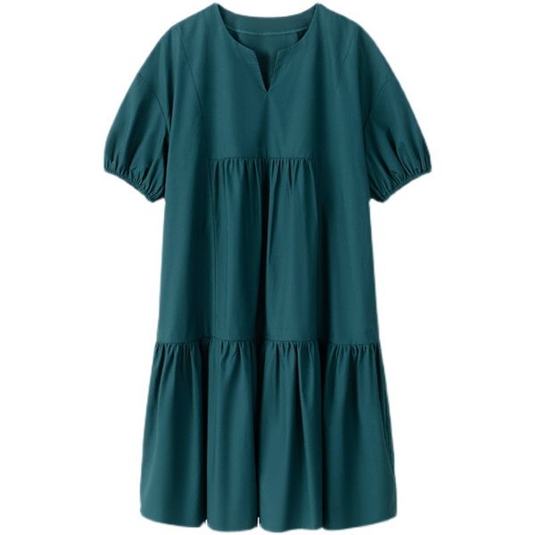 women elegant temperament ruffles robe dress green round neck short sleeve loose fashion summer 16f1295 210510, Black;gray
women elegant temperament ruffles robe dress green round neck short sleeve loose fashion summer 16f1295 210510, Black;gray