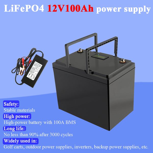 land voyager 12v 100ah lifepo4 battery pack with 100a bms 12.8v backup power inverter for rv campers solar golf carts marine 14.6v10a
land voyager 12v 100ah lifepo4 battery pack with 100a bms 12.8v backup power inverter for rv campers solar golf carts marine 14.6v10a