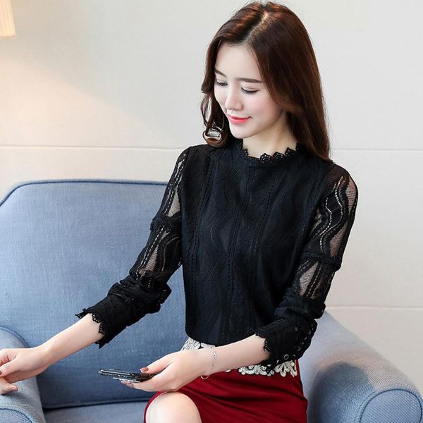 women's blouses & shirts miarhb women office lady blouse lace striped floral long sleeve slim work shirt 2021 autumn winter korea f, White
women's blouses & shirts miarhb women office lady blouse lace striped floral long sleeve slim work shirt 2021 autumn winter korea f, White
