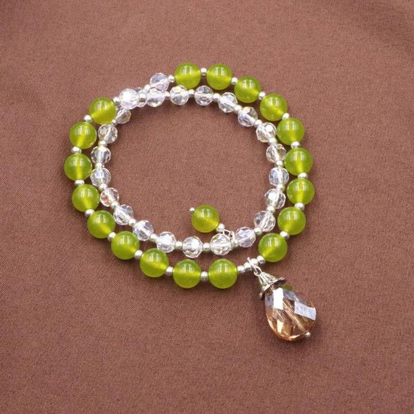 elegant long wrap bracelet jewelry 2 rows tourmaline olive galaxy solar ametysts stone wristband bangle for women b381 charm bracelets, Golden;silver
elegant long wrap bracelet jewelry 2 rows tourmaline olive galaxy solar ametysts stone wristband bangle for women b381 charm bracelets, Golden;silver