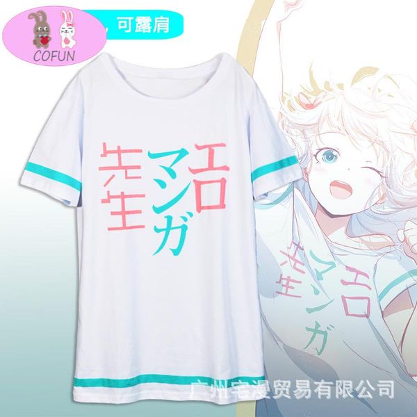 women's t-shirt cofun anime izumi sagiri cosplay cotton soft wearing fashion harajuku tees, White
women's t-shirt cofun anime izumi sagiri cosplay cotton soft wearing fashion harajuku tees, White