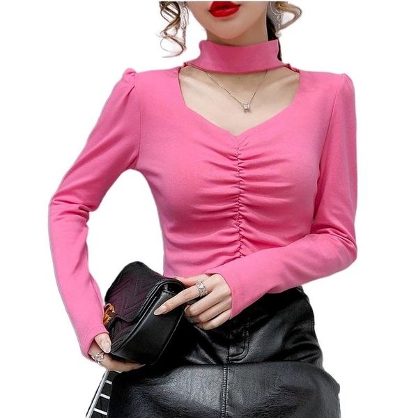 watch out for the v-neck long-sleeved t-shirt with spring foreign-style women's slim undershirt fashion, White
watch out for the v-neck long-sleeved t-shirt with spring foreign-style women's slim undershirt fashion, White
