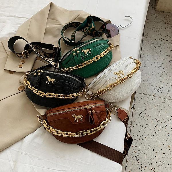 fashion leather mini lady chest crocodile pattern one shoulder messenger chain waist bags
fashion leather mini lady chest crocodile pattern one shoulder messenger chain waist bags