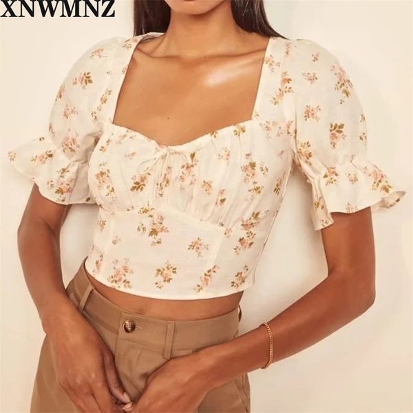 women vintage floral print blusas mujer de moda center bow slim elastic back female blouse 210520, White
women vintage floral print blusas mujer de moda center bow slim elastic back female blouse 210520, White