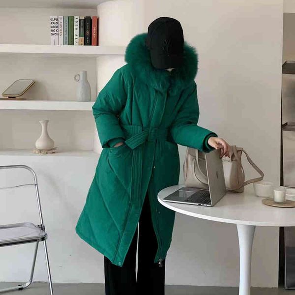 winter long down jacket women's knee 2021 new korean version 90 white duck down thickened cotton jacket straight cotton jacket, Black
winter long down jacket women's knee 2021 new korean version 90 white duck down thickened cotton jacket straight cotton jacket, Black