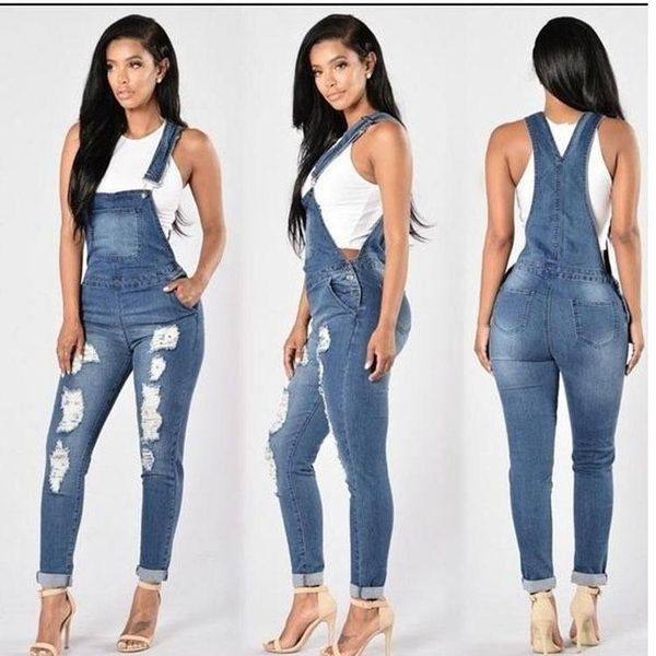 sales amazon wish women's jeans with holes, high elasticity and small feet, fashionable strap pants, Blue
sales amazon wish women's jeans with holes, high elasticity and small feet, fashionable strap pants, Blue