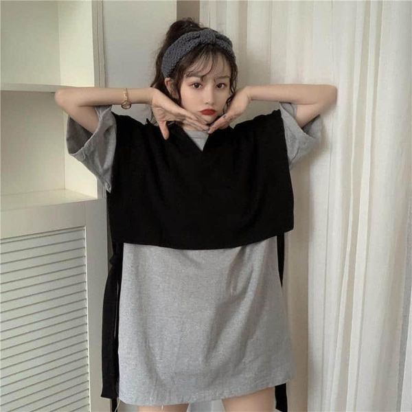 women's t-shirt 2021 summer graphic tees casual loose short sleeve korean punk sweatshirts shirts for women oversized t shirt goth, White
women's t-shirt 2021 summer graphic tees casual loose short sleeve korean punk sweatshirts shirts for women oversized t shirt goth, White