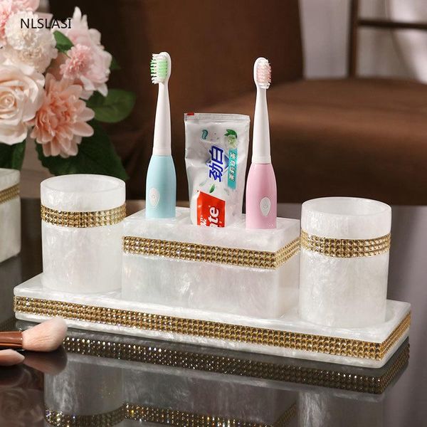 four-piece suit pearl texture resin bathroom accessories set toothpaste holder bath lotion bottle gargle cup supplies accessory
four-piece suit pearl texture resin bathroom accessories set toothpaste holder bath lotion bottle gargle cup supplies accessory