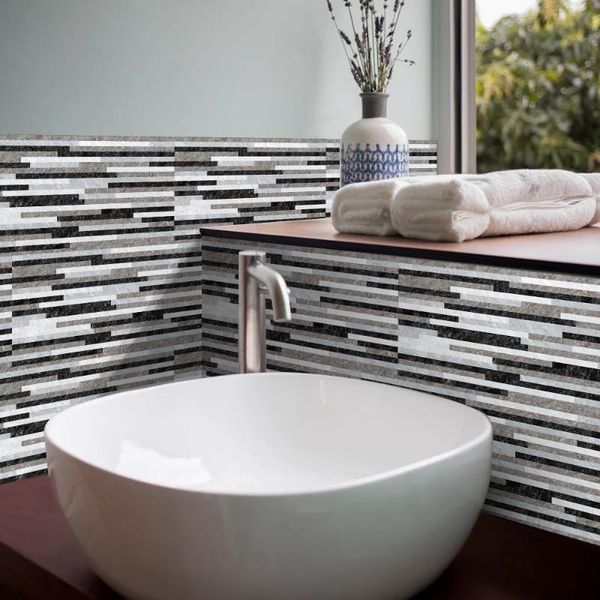 wall stickers 6pcs 3d oil-proof kitchen bathroom waterproof black white stripes cultural brick beautification decorative stone
wall stickers 6pcs 3d oil-proof kitchen bathroom waterproof black white stripes cultural brick beautification decorative stone