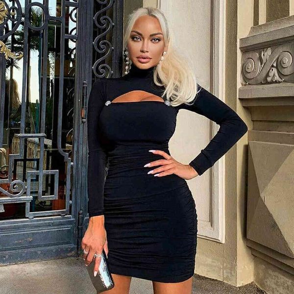 spring long sleeve women bandage dress hollow out black club celebrity evening runway party dresses vestidos 210423, Black;gray
spring long sleeve women bandage dress hollow out black club celebrity evening runway party dresses vestidos 210423, Black;gray