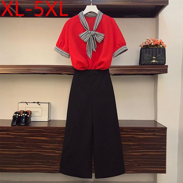 plus size 2021 summer two-piece sets for women short sleeves patchwork shirt + black wide leg pants ladies suits women's two piece, White
plus size 2021 summer two-piece sets for women short sleeves patchwork shirt + black wide leg pants ladies suits women's two piece, White