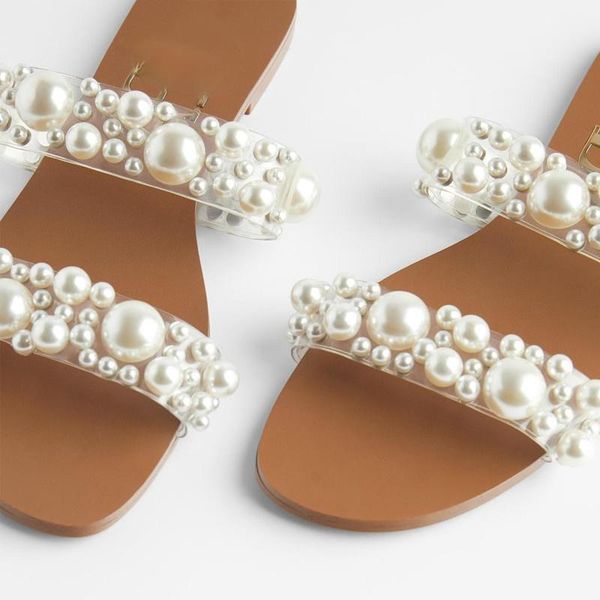 sandals classic casual women's fashion flat slippers pearl comfort beach shoes zapatillas mujer damen pumps, Black
sandals classic casual women's fashion flat slippers pearl comfort beach shoes zapatillas mujer damen pumps, Black