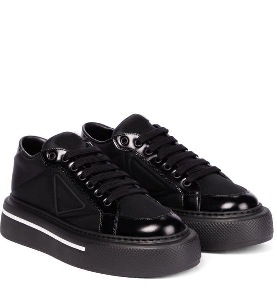 women casual shoes loafer platform sneakers black white leather macro re-nylon sneaker brushed lace up woman trainers 35-40
women casual shoes loafer platform sneakers black white leather macro re-nylon sneaker brushed lace up woman trainers 35-40