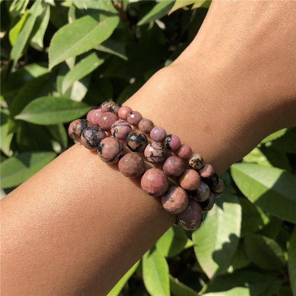 beaded, strands natural 128 faceted rhodonite bracelet round beads crystal healing stone fashion women men jewelry gift, Black
beaded, strands natural 128 faceted rhodonite bracelet round beads crystal healing stone fashion women men jewelry gift, Black