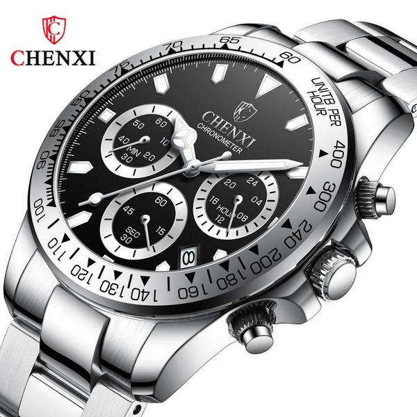 wristwatches chenxi brand men's steel band multi-function sports quartz watch waterproof strong luminous, Slivery;brown
wristwatches chenxi brand men's steel band multi-function sports quartz watch waterproof strong luminous, Slivery;brown