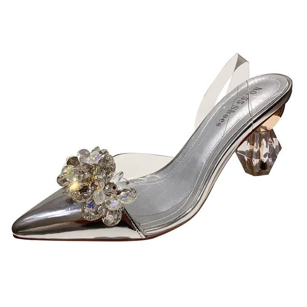dress shoes women's high-heeled sandals pointed toe shallow mouth wedding party transparent, Black
dress shoes women's high-heeled sandals pointed toe shallow mouth wedding party transparent, Black