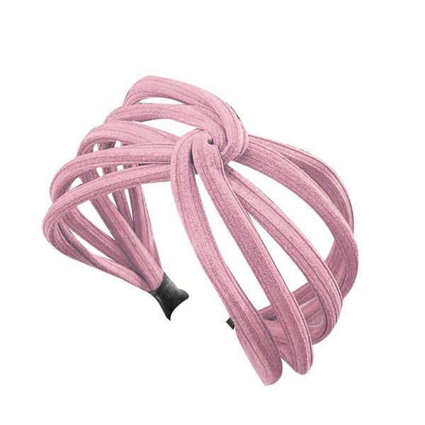 hair accessories korean simple and versatile cloth ornament bow tie cross head with band