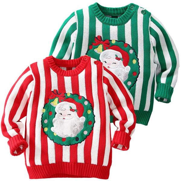 pullover christmas santa claus boys girls sweater yea children clothing baby knitwear kids cartoon print warm stripe, Blue
pullover christmas santa claus boys girls sweater yea children clothing baby knitwear kids cartoon print warm stripe, Blue