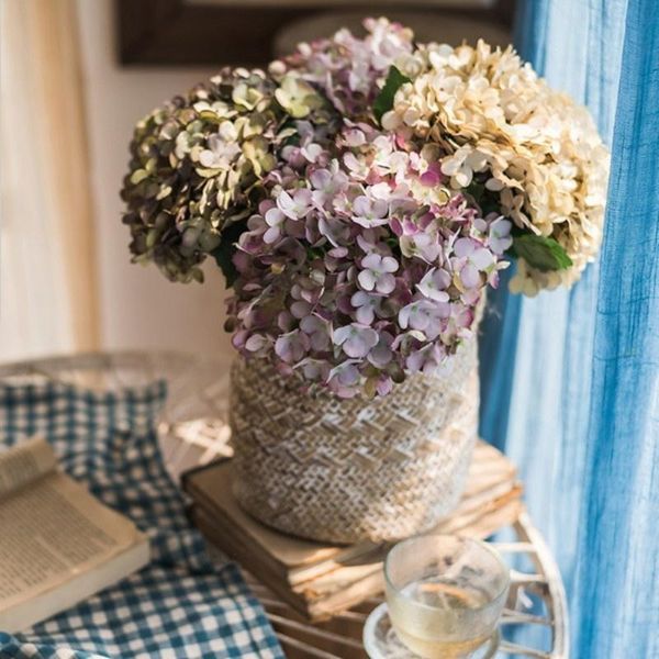 decorative flowers & wreaths single artificial silk for a wedding home decoration simulation hydrangea living room decors
decorative flowers & wreaths single artificial silk for a wedding home decoration simulation hydrangea living room decors