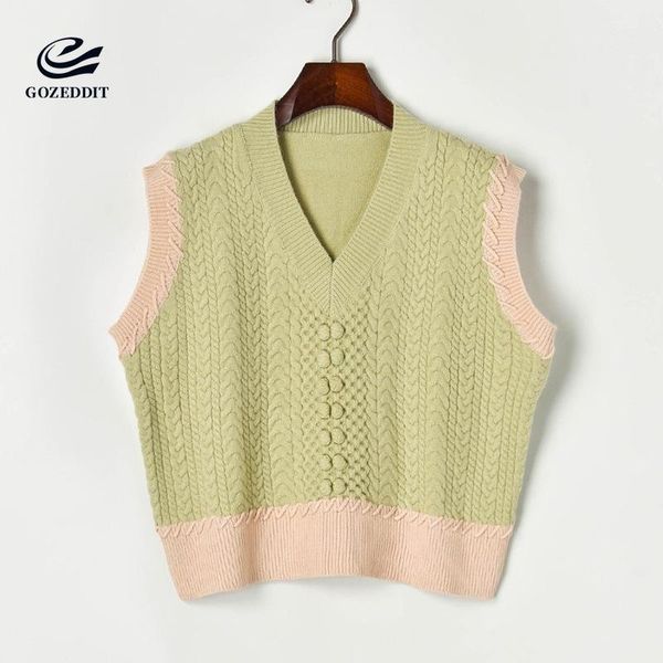women's vests gozeddit women sleeveless down yarn balls geometric pattern knitted sweaters tanks, Black;white
women's vests gozeddit women sleeveless down yarn balls geometric pattern knitted sweaters tanks, Black;white