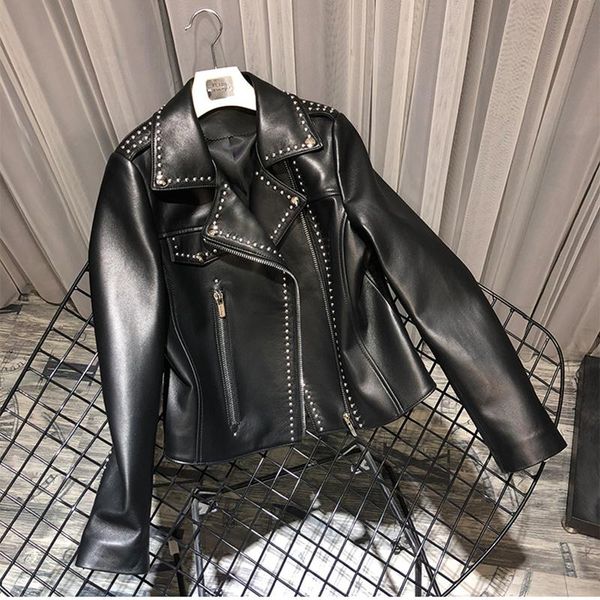 women's leather & faux shzq 2021 ladies natural jackets black slim moto biker coats women long sleeve zipper spring autumn outerwear
women's leather & faux shzq 2021 ladies natural jackets black slim moto biker coats women long sleeve zipper spring autumn outerwear