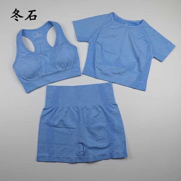 yoga outfits seamless set women gym workout clothes sports bra+short sleeve fitness crop high waist legging shorts 3pcs suits, White;red
yoga outfits seamless set women gym workout clothes sports bra+short sleeve fitness crop high waist legging shorts 3pcs suits, White;red