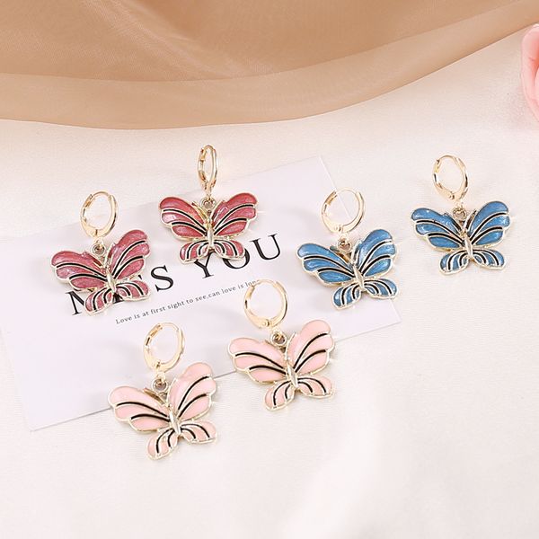factory wholesale jewelry oil dripping butterfly women's fashion creative earrings e248 party gift
factory wholesale jewelry oil dripping butterfly women's fashion creative earrings e248 party gift