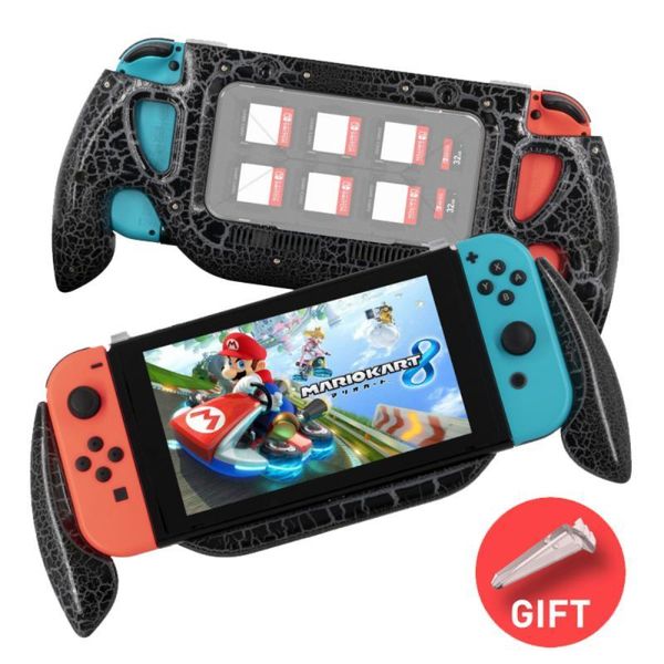 game controllers & joysticks for switch pro blue light hand grip case type-c charging with back stand and card box gift
game controllers & joysticks for switch pro blue light hand grip case type-c charging with back stand and card box gift