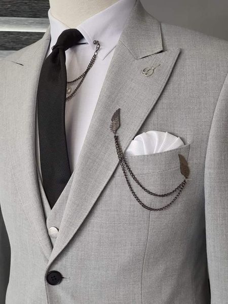 men's suits & blazers (jacket+pants+vest) men suit slim fit grey groomsman prom party wedding 3 piece handsome causual blazer clothes c, White;black
men's suits & blazers (jacket+pants+vest) men suit slim fit grey groomsman prom party wedding 3 piece handsome causual blazer clothes c, White;black