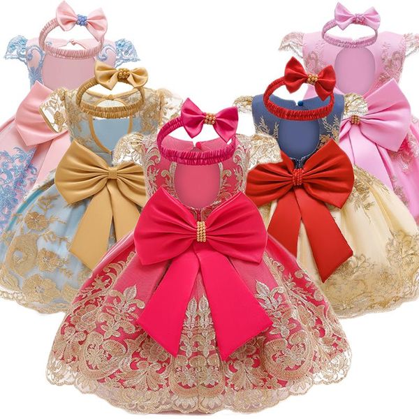 girl's dresses baby summer girls clothes cute bow princess dress 1st birthday party for girl tutu infant toddler clothing, Red;yellow
girl's dresses baby summer girls clothes cute bow princess dress 1st birthday party for girl tutu infant toddler clothing, Red;yellow