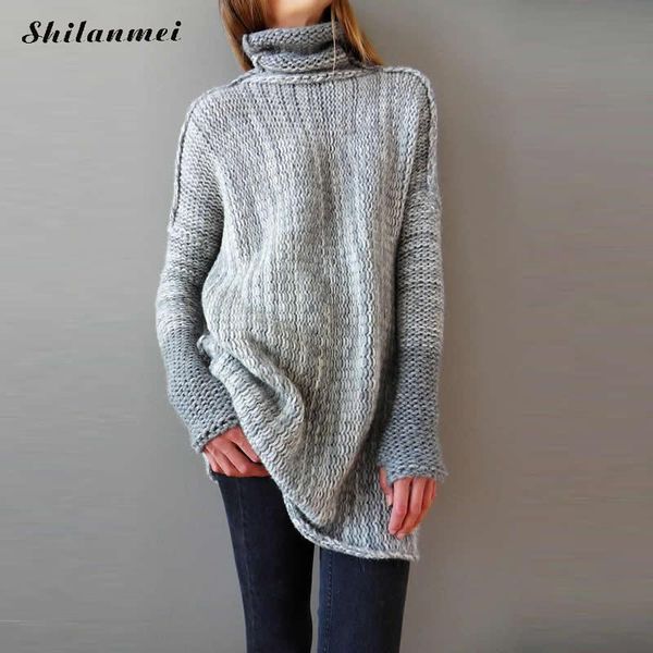 women's sweaters female striped long pullovers 2021 women winter knitted turltneck fashion warm pull femme causal sweater jumper top, White;black
women's sweaters female striped long pullovers 2021 women winter knitted turltneck fashion warm pull femme causal sweater jumper top, White;black
