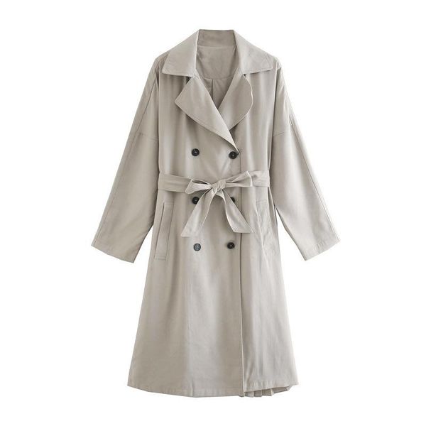 women's trench coats women 2021 autumn oversized simple all match back lace up windbreaker jackect ladies solid color double breasted, Tan;black
women's trench coats women 2021 autumn oversized simple all match back lace up windbreaker jackect ladies solid color double breasted, Tan;black