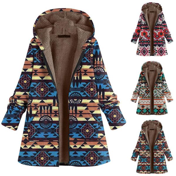 women's wool & blends abrigos mujer invierno 2021 women winter casual fashion long-sleeved hooded sweater warm plush jackets outwear ch, Black
women's wool & blends abrigos mujer invierno 2021 women winter casual fashion long-sleeved hooded sweater warm plush jackets outwear ch, Black
