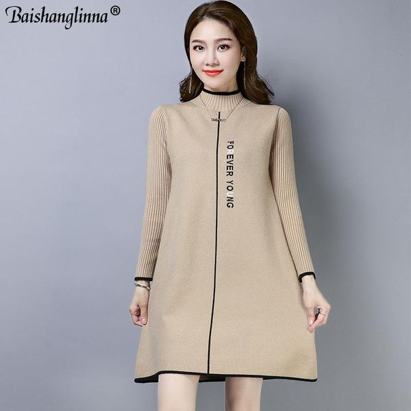 women's sweaters baishanglinna autumn winter women knitting sweater dress 2021 long sleeve knitted wool, White;black
women's sweaters baishanglinna autumn winter women knitting sweater dress 2021 long sleeve knitted wool, White;black