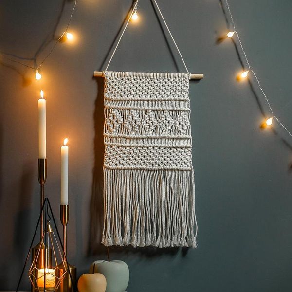tapestries bohemian macrame wall hanging woven tapestry birthday gift handmade art decoration for home living room bedroom 80x35cm
tapestries bohemian macrame wall hanging woven tapestry birthday gift handmade art decoration for home living room bedroom 80x35cm