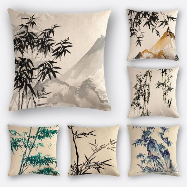 cushion/decorative pillow chinese ink painting series cushion cover living room sofa decorative 45x45cm linen / cotton
cushion/decorative pillow chinese ink painting series cushion cover living room sofa decorative 45x45cm linen / cotton