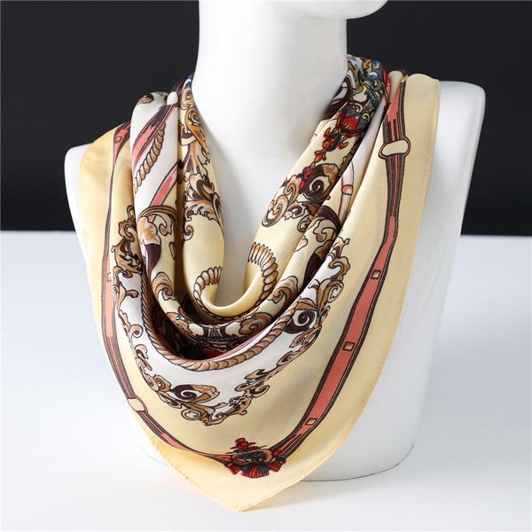 scarves female silk square scarf fashion floral print neck foulard women head kerchief bandana shawls wraps 2021 fj251, Blue;gray
scarves female silk square scarf fashion floral print neck foulard women head kerchief bandana shawls wraps 2021 fj251, Blue;gray