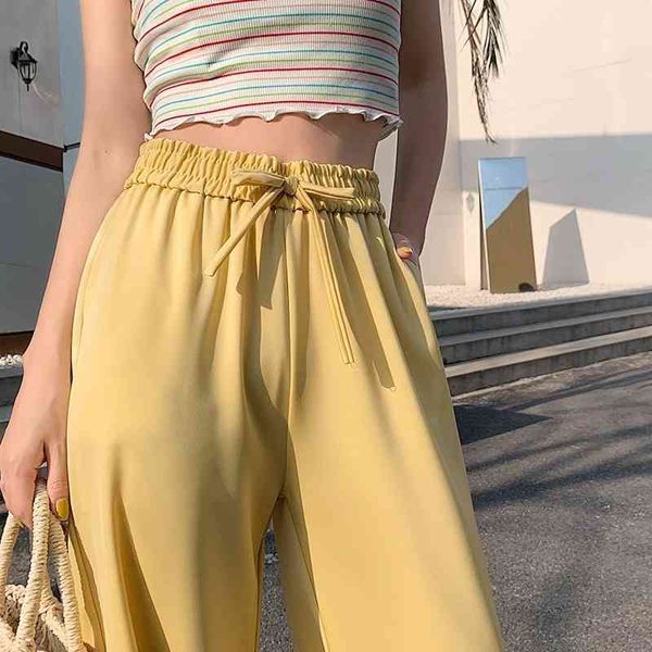 women's pants & capris summer wide leg loose casual drape solid ice silk cloud drawstring waist straight trousers for women v13y, Black;white
women's pants & capris summer wide leg loose casual drape solid ice silk cloud drawstring waist straight trousers for women v13y, Black;white
