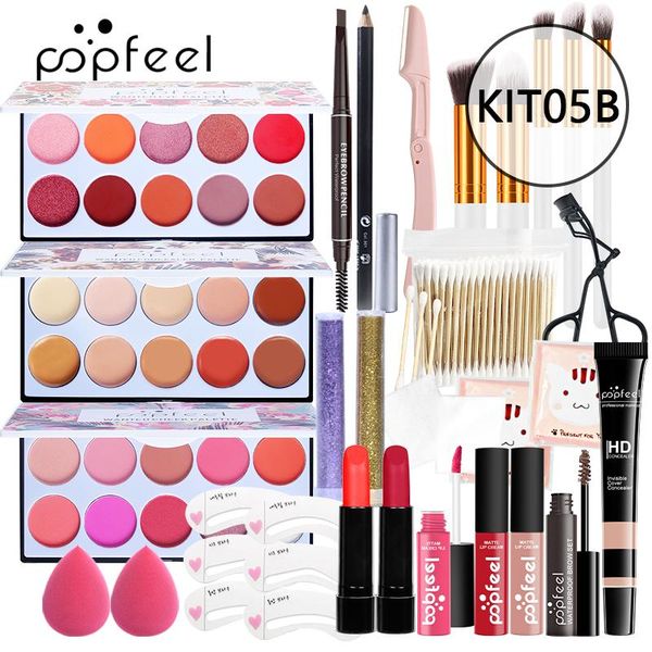 eye shadow popfeel makeup 25 piece set kit005b with blush lipstick eyeshadow palette lip gloss eyebrow pencil beauty cosmetics kit tslm1
eye shadow popfeel makeup 25 piece set kit005b with blush lipstick eyeshadow palette lip gloss eyebrow pencil beauty cosmetics kit tslm1