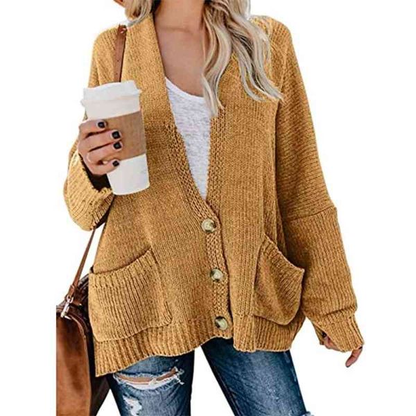women's jackets coats cardigan autumn and winter long sleeve loose knitted sweater 4mg0, Black;brown
women's jackets coats cardigan autumn and winter long sleeve loose knitted sweater 4mg0, Black;brown