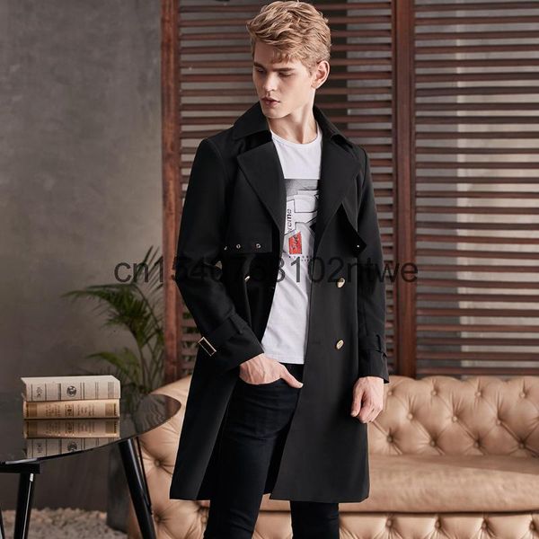 men's jackets long windbreaker spring and autumn british handsome coat knee size 12091 8zpz, Black;brown
men's jackets long windbreaker spring and autumn british handsome coat knee size 12091 8zpz, Black;brown