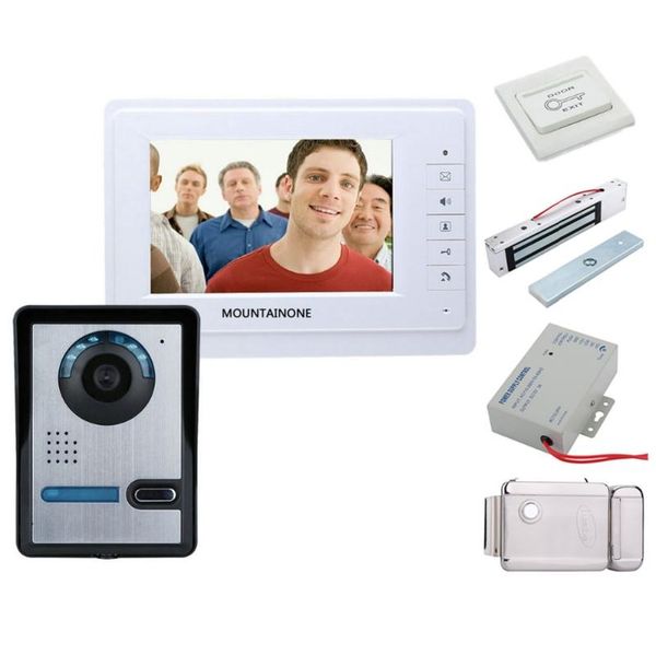 home 7 inch lcd color video door phone intercom system weatherproof night vision camera 1to1 with electric lock-control phones
home 7 inch lcd color video door phone intercom system weatherproof night vision camera 1to1 with electric lock-control phones