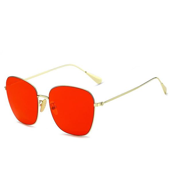classic fashion ocean colorful red sunglasses for women men brand design driving beach elegant metal uv400 sun glasses, White;black
classic fashion ocean colorful red sunglasses for women men brand design driving beach elegant metal uv400 sun glasses, White;black