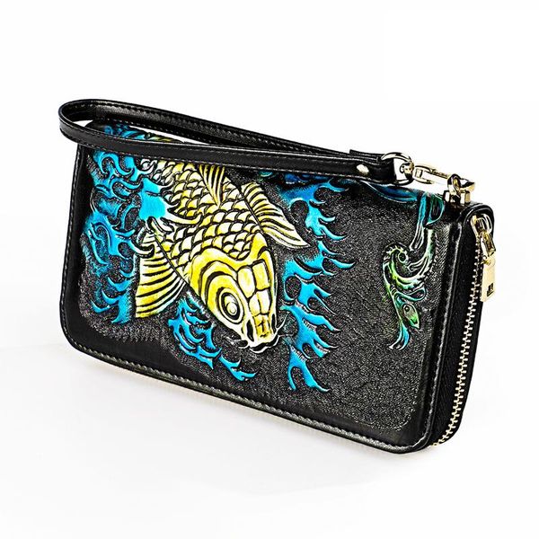 wallets 3d fish design wallet chinese style dragon long men genuine leather business rfid large capacity clutch, Red;black
wallets 3d fish design wallet chinese style dragon long men genuine leather business rfid large capacity clutch, Red;black