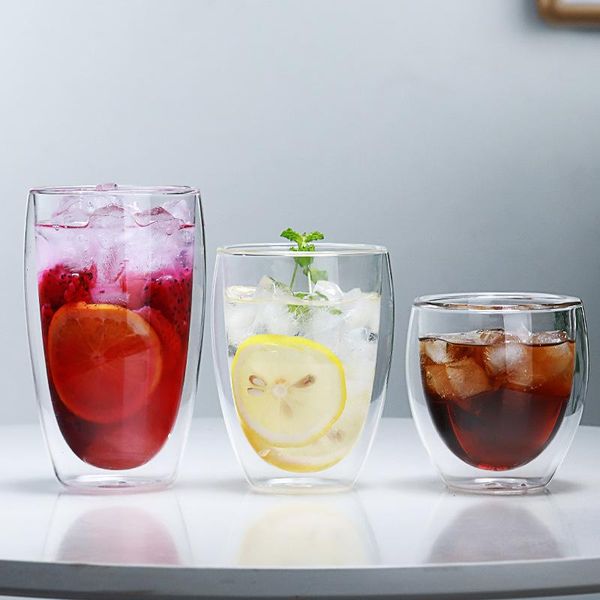double-layer glass home coffee cup thickened heat-resistant high borosilicate milk wine glasses
double-layer glass home coffee cup thickened heat-resistant high borosilicate milk wine glasses