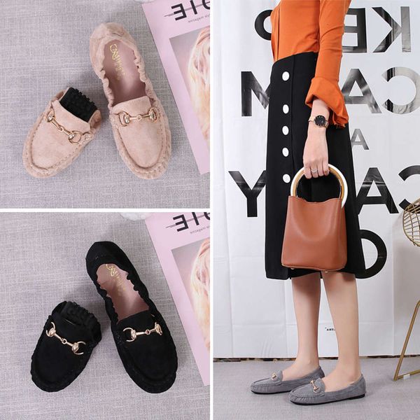 Casual shoes Omelet women's shoes 2021 new single South Korean ox tendon soft sole round head metal button flat straight 666-1 EX7E, Black
Casual shoes Omelet women's shoes 2021 new single South Korean ox tendon soft sole round head metal button flat straight 666-1 EX7E, Black