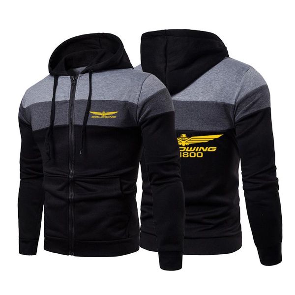 men's hoodies & sweatshirts goldwing gl1800 2021 autumn and winter fashion printed three-color stitching hooded outdoors clothes haraju, Black
men's hoodies & sweatshirts goldwing gl1800 2021 autumn and winter fashion printed three-color stitching hooded outdoors clothes haraju, Black
